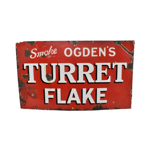 35 - Ogden's - a vintage mid 20th century advertising point of sale porcelain enamel sign for Ogden's. Th... 