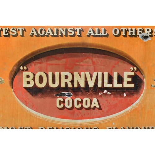 45 - Cadbury's Bournville Cocoa - a vintage 20th century 1920s Cadbury's Bournville Cocoa porcelain ename... 