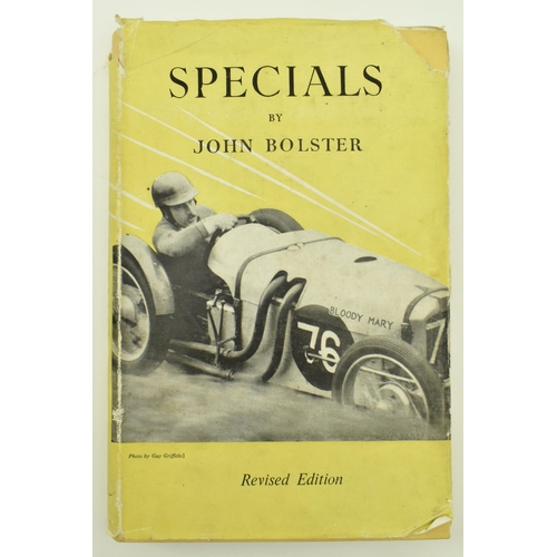 58 - Motoring interest. A collection of nine books on motor racing. The lot comprising Alf Francs, Racing... 