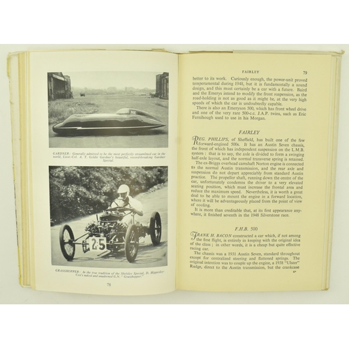 58 - Motoring interest. A collection of nine books on motor racing. The lot comprising Alf Francs, Racing... 