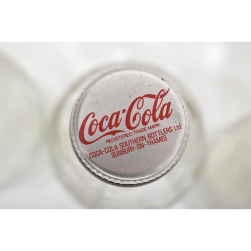 59 - Coca Cola - a late 20th century 1990s Coca Cola point of sale advertising shipping crate with glass ... 