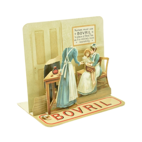 9 - Bovril - a late 19th century High Victorian pop-up advertising postcard. The card featuring two pop-... 