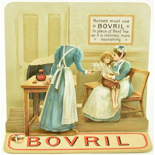 9 - Bovril - a late 19th century High Victorian pop-up advertising postcard. The card featuring two pop-... 