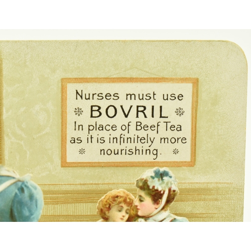 9 - Bovril - a late 19th century High Victorian pop-up advertising postcard. The card featuring two pop-... 