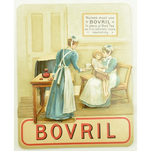 9 - Bovril - a late 19th century High Victorian pop-up advertising postcard. The card featuring two pop-... 