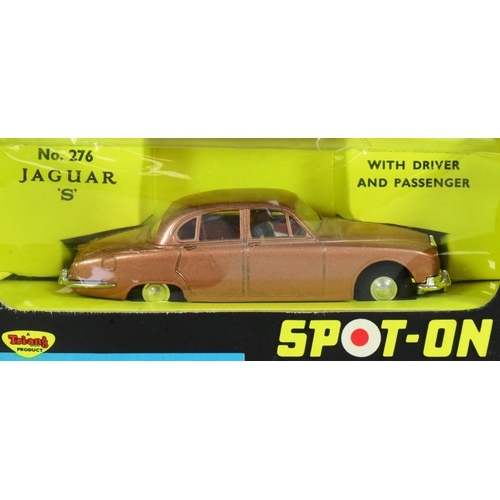 10 - Diecast - an original vintage Triang Spot On diecast model No. 276 Jaguar S Type with driver and pas... 