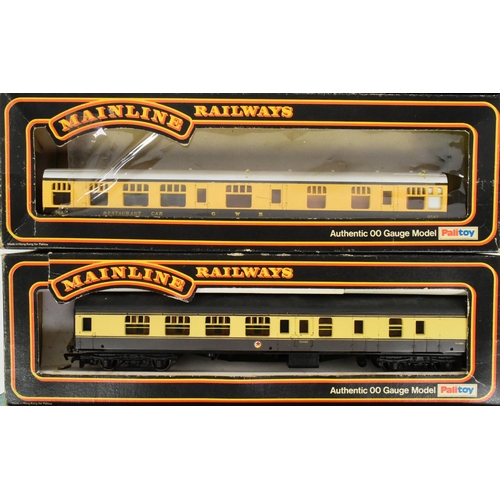 107 - Model Railway - a collection of Palitoy Mainline and Lima OO gauge model railway trainset locomotive... 