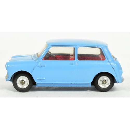 11 - Diecast - an original vintage Corgi Toys diecast model No. 226 Morris Minor. Light blue body with re... 