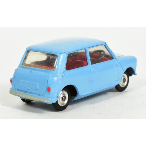 11 - Diecast - an original vintage Corgi Toys diecast model No. 226 Morris Minor. Light blue body with re... 