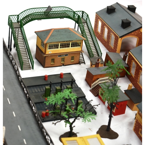 110 - Model Railway - a large collection of assorted OO gauge model railway trackside accessories to inclu... 