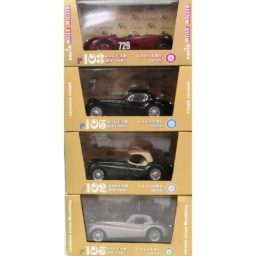 113 - Diecast - a collection of x13 Brumm made (Italy) 1/43 scale boxed diecast model Jaguar cars. Largely... 