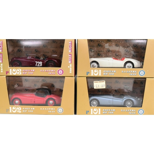 113 - Diecast - a collection of x13 Brumm made (Italy) 1/43 scale boxed diecast model Jaguar cars. Largely... 