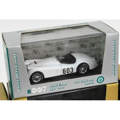 113 - Diecast - a collection of x13 Brumm made (Italy) 1/43 scale boxed diecast model Jaguar cars. Largely... 