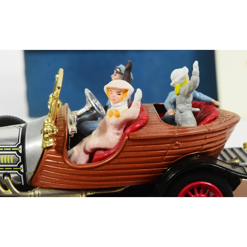 114 - Diecast - a Corgi made Chitty Chitty Bang Bang reissue diecast model. The model with all x4 passenge... 