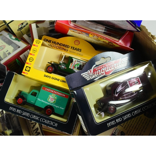 123 - Diecast - a collection of approximately x60 Lledo Days Gone diecast model cars, haulage vehicles, pu... 