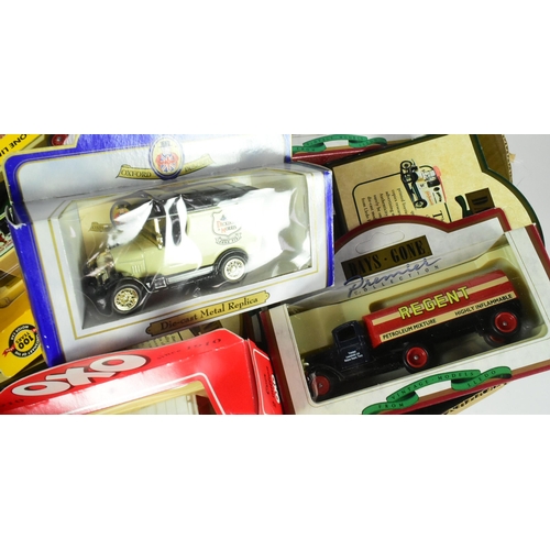 123 - Diecast - a collection of approximately x60 Lledo Days Gone diecast model cars, haulage vehicles, pu... 