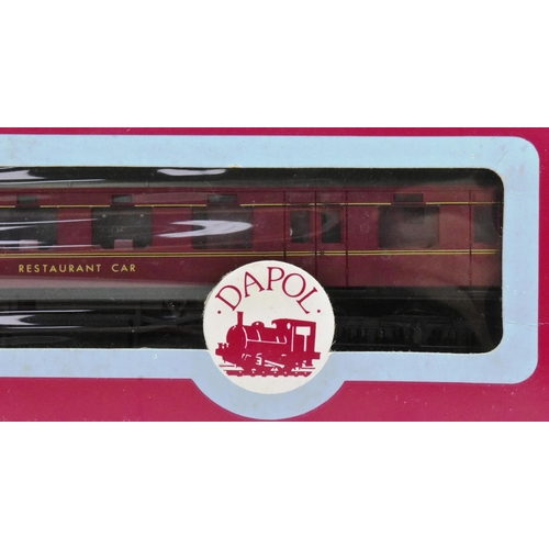 129 - Model Railway - x2 Dapol OO gauge trainset locomotive and car, no. D16C class 2P 4-4-0 40569 in BR l... 