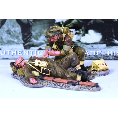 133 - King & Country - x2 original King & Country 1/30 scale hand painted model figurines comprising; DD10... 