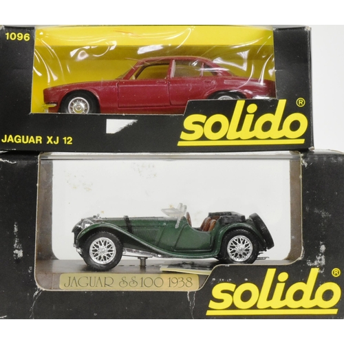 138 - Diecast - a collection of x10 Italian and French made diecast model Jaguar cars. Largely 1/43 scale ... 