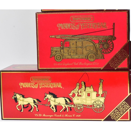 139 - Diecast - a collection of vintage Matchbox Models of Yesteryear diecast models to include; YS-16 192... 