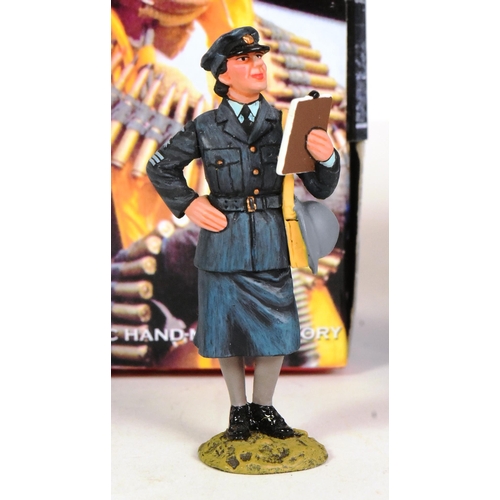 144 - King & Country - x2 original King & Country 1/30 scale hand painted models comprising; RAF018 WAAF O... 