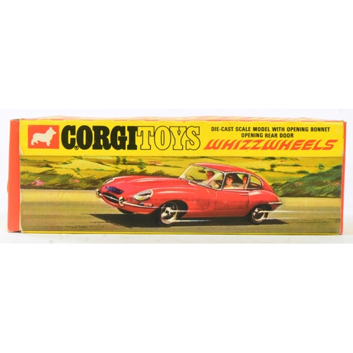 148 - Diecast - a vintage Corgi Whizzwheels diecast model No. 374 Jaguar 4.2 Litre E Type 2+2. Yellow mode... 