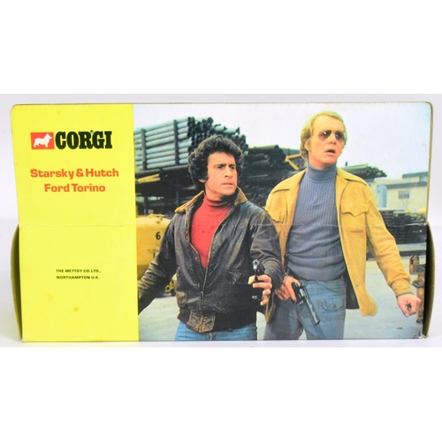 154 - Diecast - a vintage Corgi made diecast model No. 292 Starsky & Hutch Ford Torino. All four figures p... 