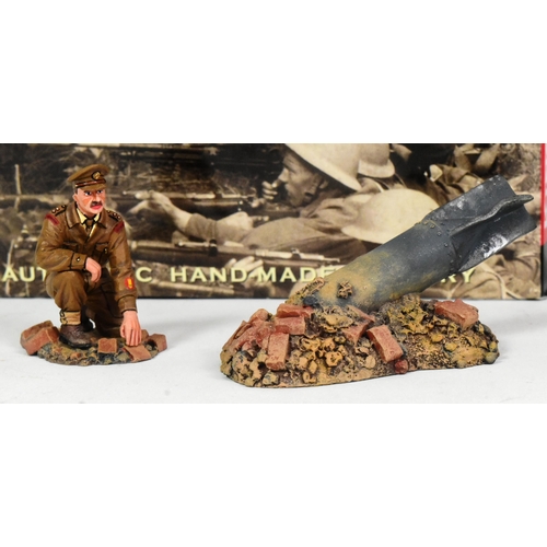 158 - King & Country - x2 original King & Country 1/30 scale hand painted models comprising; FOB072 Danger... 