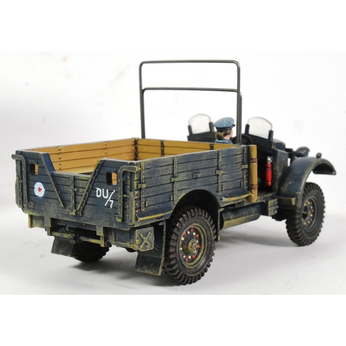 166 - King & Country - an original King & Country 1/30 scale hand painted model No. RAF037 Morris CS8 Brit... 