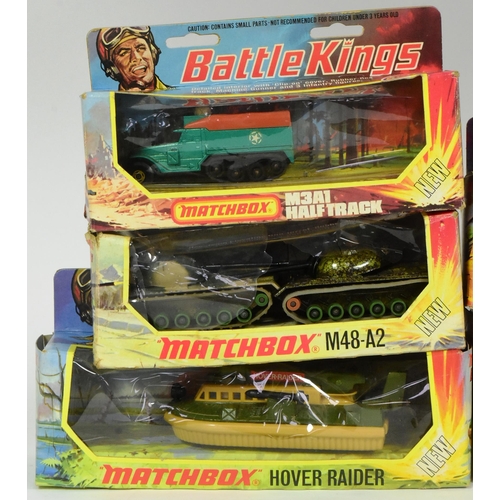 170 - Diecast - a collection of x11 vintage Lesney made Matchbox Battle Kings boxed diecast models to incl... 