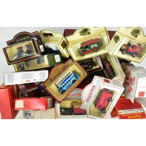 172 - Diecast - a collection of x50 Lledo made boxed diecast model cars. Assorted vintage classic cars, ha... 