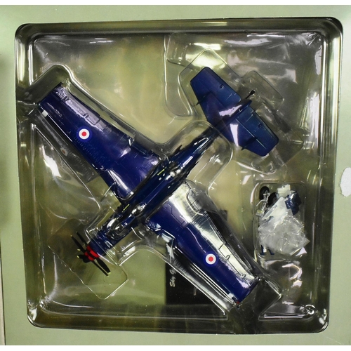 181 - Diecast - x2 boxed 1/72 scale diecast aviation models comprising; Sky Guardians Fairey Gannet and Ge... 