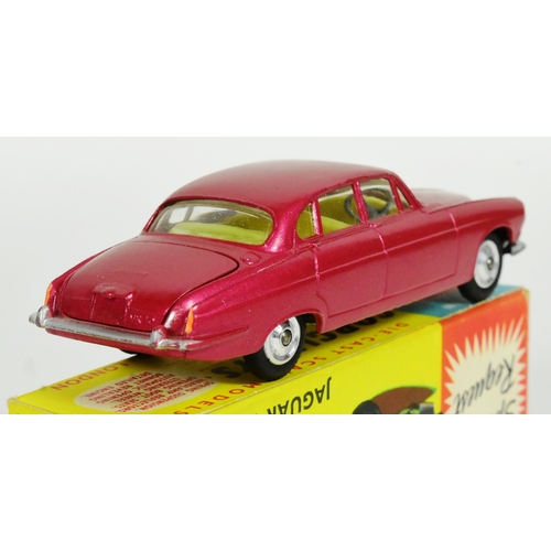 188 - Diecast - an original vintage Corgi Toys boxed diecast model No. 238 Jaguar Mark X. Metallic red bod... 