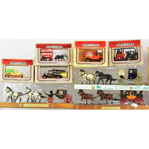 189 - Diecast - a collection of assorted diecast model cars and other vehicles to include; Lledo Days Gone... 