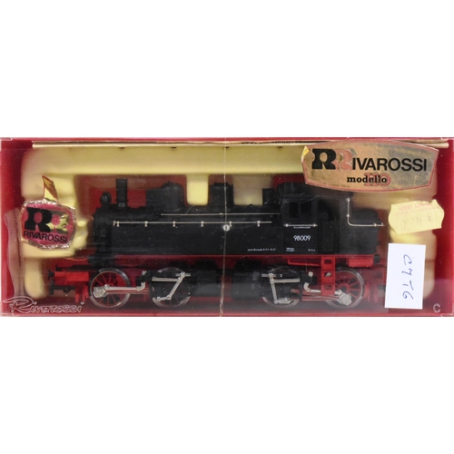 191 - Model Railway - x2 Rivarossi HO / OO gauge model railway trainset locomotive engines comprising; 134... 