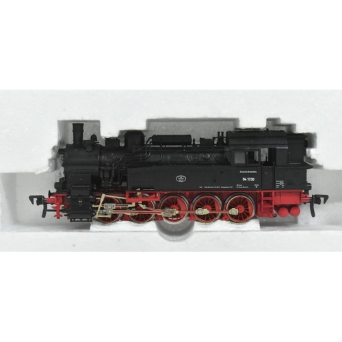 202 - Model Railway - x2 vintage German Fleischmann made HO / OO gauge model railway trainset locomotives ... 