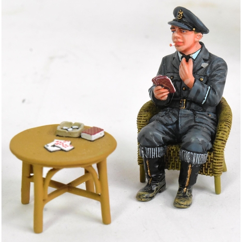 206 - King & Country - an original King & Country 1/30 scale hand painted model No. RAF063 The Card Game. ... 