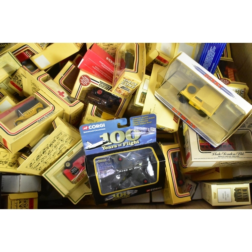 219 - Diecast - a large collection of vintage Lledo Days Gone, Corgi and Dinky diecast model cars and othe... 