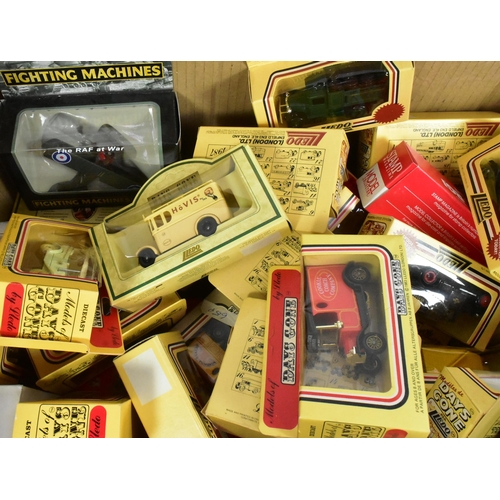 219 - Diecast - a large collection of vintage Lledo Days Gone, Corgi and Dinky diecast model cars and othe... 