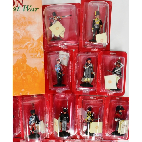 223 - Toy Soldiers - a collection of x50 assorted Del Prado Napoleon at War toy soldiers. The highly detai... 