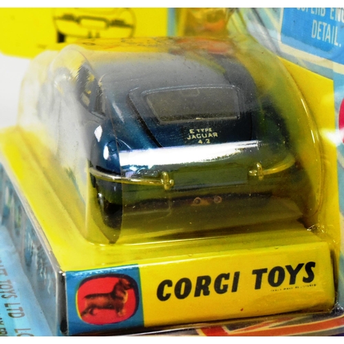 23 - Diecast - an original vintage Corgi Toys diecast model No. 335 4.2 Litre Jaguar E Type 2+2. Model ap... 