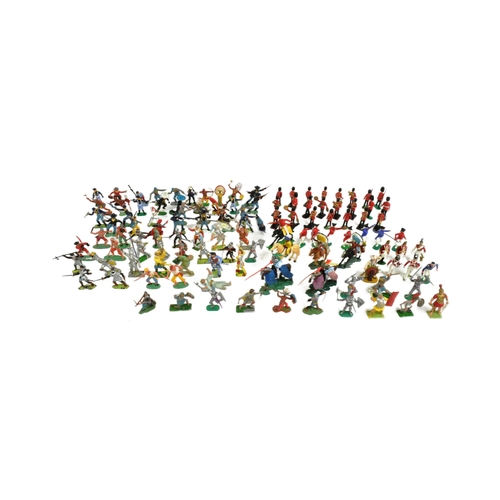 234 - Toy Soldiers - a collection of assorted soldiers relating to the wild west, infantry and cavalry. In... 