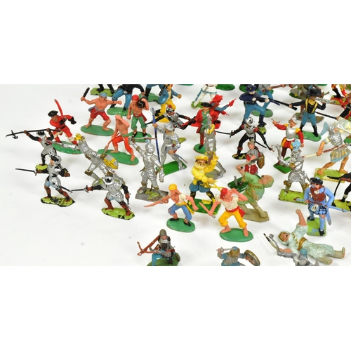 234 - Toy Soldiers - a collection of assorted soldiers relating to the wild west, infantry and cavalry. In... 