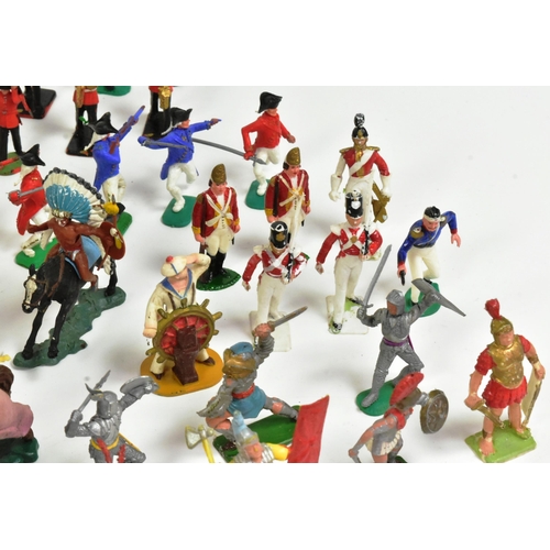 234 - Toy Soldiers - a collection of assorted soldiers relating to the wild west, infantry and cavalry. In... 