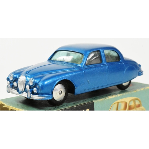 253 - Diecast - an original Corgi Toys boxed diecast model No. 208M mechanical Jaguar 2.4 Litre Saloon. Th... 