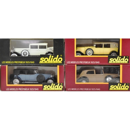 254 - Diecast - a collection of x17 Solido (France) made 1/43 scale boxed diecast models to include; 1926 ... 