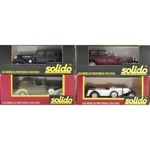 254 - Diecast - a collection of x17 Solido (France) made 1/43 scale boxed diecast models to include; 1926 ... 