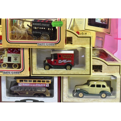 258 - Diecast - a collection of x50 Lledo made boxed diecast model cars. Assorted vintage classic cars, ha... 