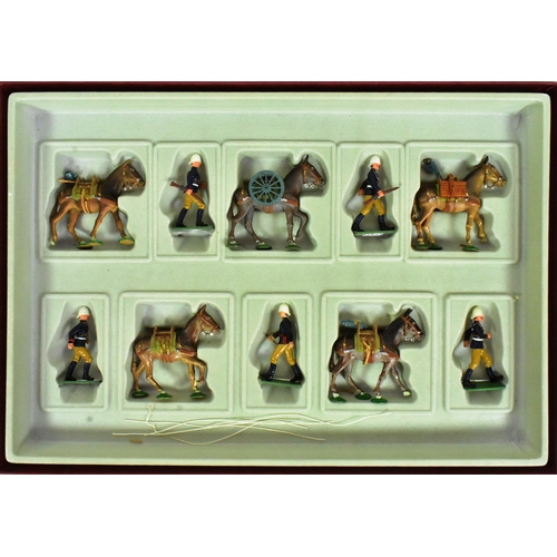 278 - Toy Soldiers - an original H M of Great Britain made hand painted metal toy soldiers Royal Artillery... 