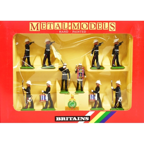 282 - Toy Soldiers - a collection of x4 Britains made hand painted metal toy soldiers comprising; Trooping... 